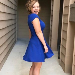 Royal blue dress